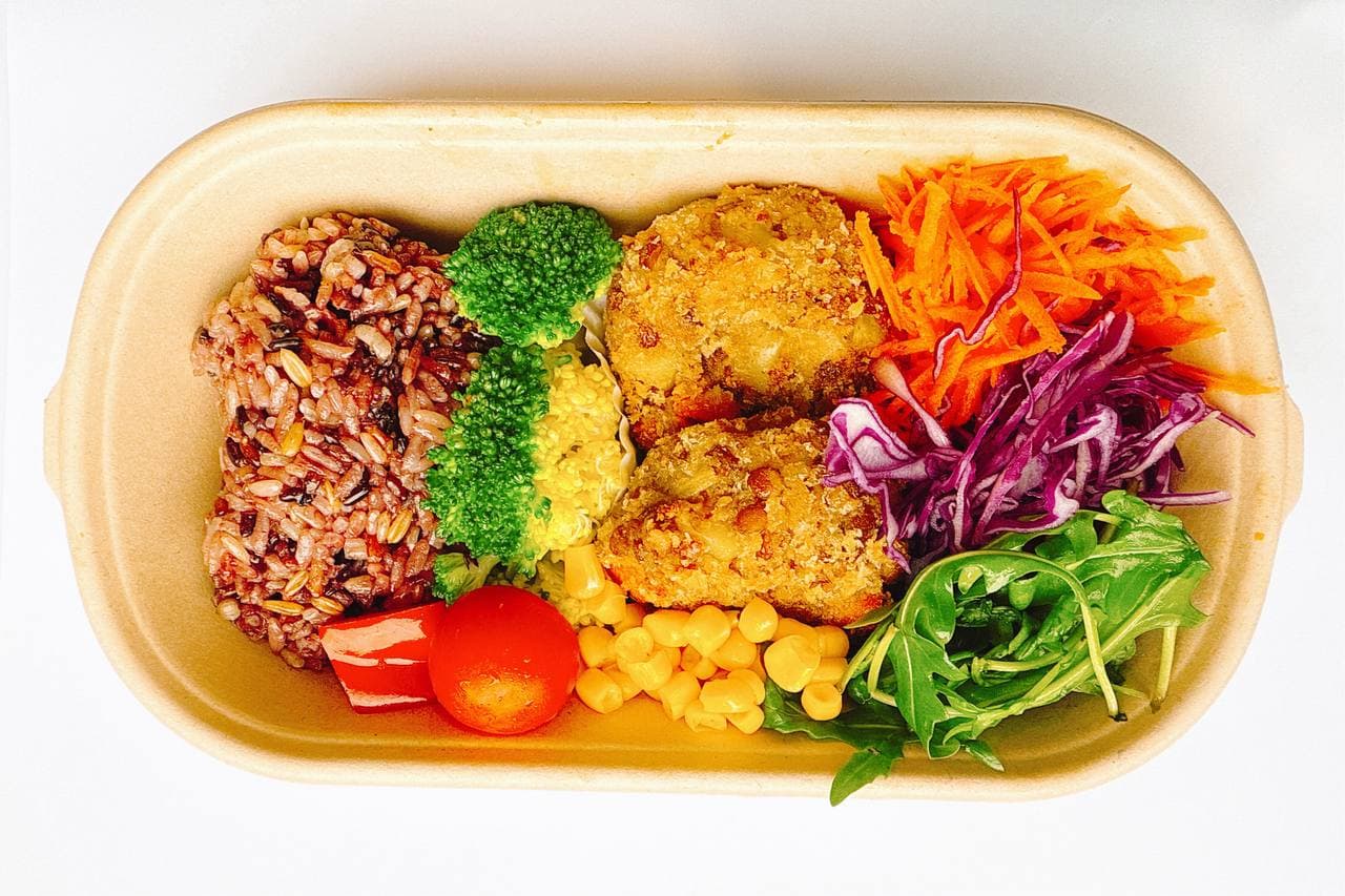 Lentil Patties with Brown Rice